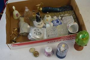 Lot of trinket boxes, including a L...