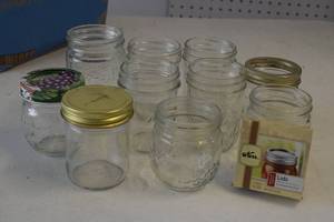 Lot of canning jars and lids...