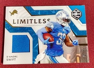 lot 4 image: DAndre Swift Jersey Card - #d99