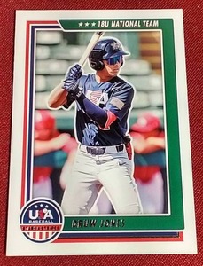 lot 5 image: 2022 USA Team Druw Jones Prospect Card