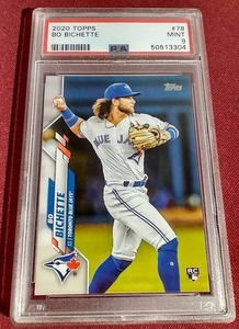 lot 8 image: 2020 Topps Bo Bichette Rookie Card - PSA 9