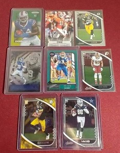 lot 20 image: (8) NFL Rookie Cards - Nice Names