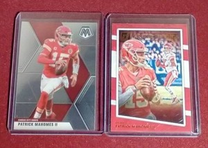 lot 21 image: (2) Patrick Mahomes Cards