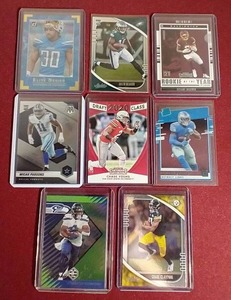 lot 29 image: (8) NFL Rookie Cards - Nice Names