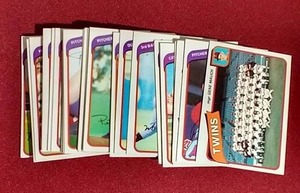 lot 38 image: 1980 Topps Minnesota Twins Team Set
