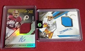 lot 39 image: (2) #d Football RPA Cards