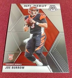 lot 40 image: 2020 Mosaic Joe Burrow Rookie Card