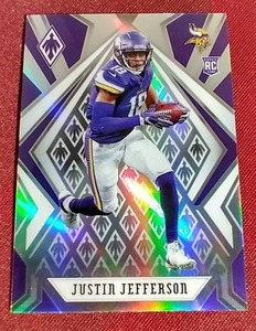 lot 43 image: 2020 Phoenix Justin Jefferson Rookie Card