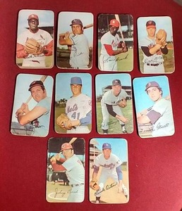 lot 53 image: (10) 1971 Topps Super Cards - Low Grade