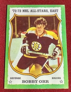 lot 61 image: 1973-74 Topps Bobby Orr Card
