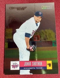 lot 72 image: 2005 Donruss Johan Santana Card - #d151