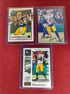 lot 84 image: (3) Jordan Love Rookie Cards