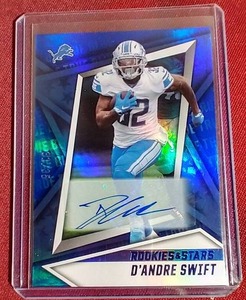 lot 89 image: DAndre Swift Autograph Card - #d35