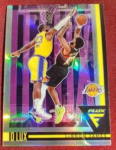 lot 91 image: 2020-21 Flux LeBron James Prizm Card