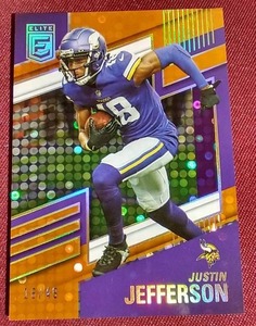 lot 99 image: 2022 Donruss Elite Justin Jefferson Card - #d49