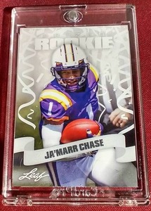 lot 100 image: 2021 Leaf JaMarr Chase Rookie