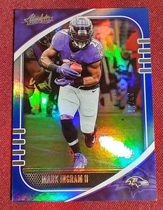 lot 103 image: 2020 Absolute Mark Ingram Card - #d50