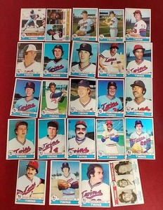 lot 109 image: 1979 Topps Minnesota Twins Team Set