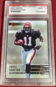 lot 111 image: 2000 Collectors Edge Graded Akili Smith - PSA 9 5000