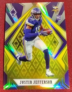 lot 123 image: 2020 Phoenix Justin Jefferson Rookie Card - YELLOW #75