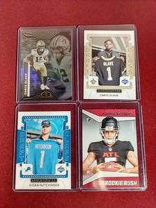 lot 143 image: (4) NFL Rookie Cards - All Nice Players