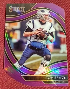 lot 145 image: 2020 Select Tom Brady Field Level Die-Cut Prizm