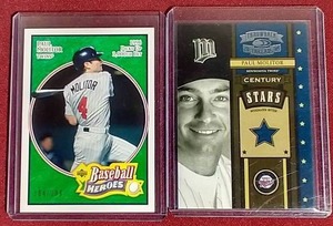 lot 149 image: (2) Numbered Paul Molitor Twins Cards