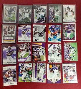 lot 153 image: (20) Adrian Peterson Cards