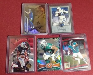 lot 161 image: (5) Numbered Football Cards