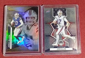 lot 164 image: (2) Josh Allen Cards