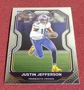lot 168 image: 2020 Prizm Justin Jefferson Rookie Card