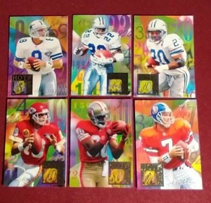 lot 179 image: (6) 1994 Flair Football Cards - All StarsHOFers