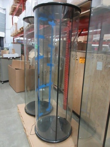 lot 105 image: CONTEMPORARY, ROUND, LIGHT UP CURIO