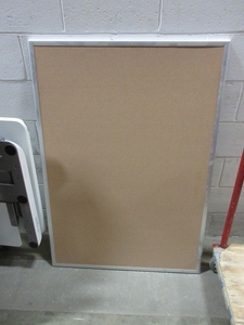 lot 114 image: QUARTET ALUMINUM FRAME CORK BOARD - NEW