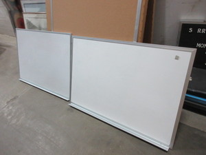 lot 115 image: WALL MOUNT WHITE BOARDS