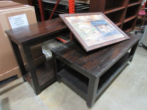 lot 123 image: ACCENT TABLES AND FRENCH ART