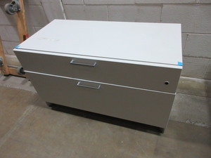 lot 130 image: ALL STEEL FILE AND STORAGE CABINET