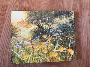 lot 86 image: Set of Three Artwork on Canvas