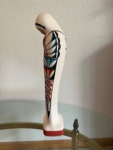 lot 22 image: Large Ceramic Navajo Statue