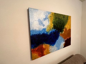 lot 49 image: Emerson Abstract Stretch Canvas Artwork