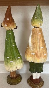 lot 89 image: Two Fantastic Craft Mushroom Children