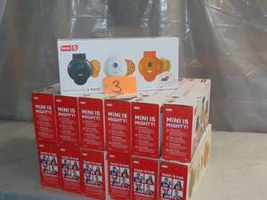 lot 3 image: 13 Packs Of 3  Dash Mini Maker Waffle Griddles - Halloween 3 Pack - SkullSpiderPumpkin