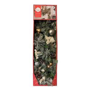 lot 15 image: Members Mark 9 Pre-Lit Decorated Garland - Silver & Gold
