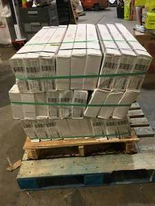 26 Boxes of Florida Tile Home Collection Outer Banks Blue 8 in. x 36 in. Matte Porcelain Floor and Wall Tile (13.6 sq. ft.Case)  Customer Returns See Pictures