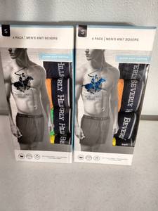 lot 208 image: New Size Small Beverly Hills Mens Knit Boxers