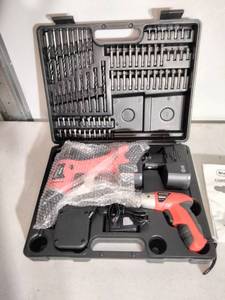 lot 217 image: NEW Stalwart 12V Cordless Drill & 3.6V Driver 74-Pc. Set