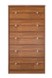 lot 71 image: Ameriwood Home Ellwyn Tall 5-Drawer Dresser