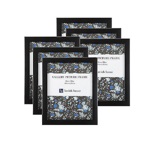 lot 213 image: NEW Lavish Home 6-Pc. 8 x 10 Picture Frame Set