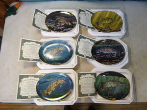 lot 61 image: Game Fish Collector Plates