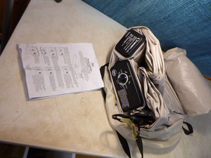 lot 39 image: Serta Never Flat Queen Size Inflatable Bed in a Bag